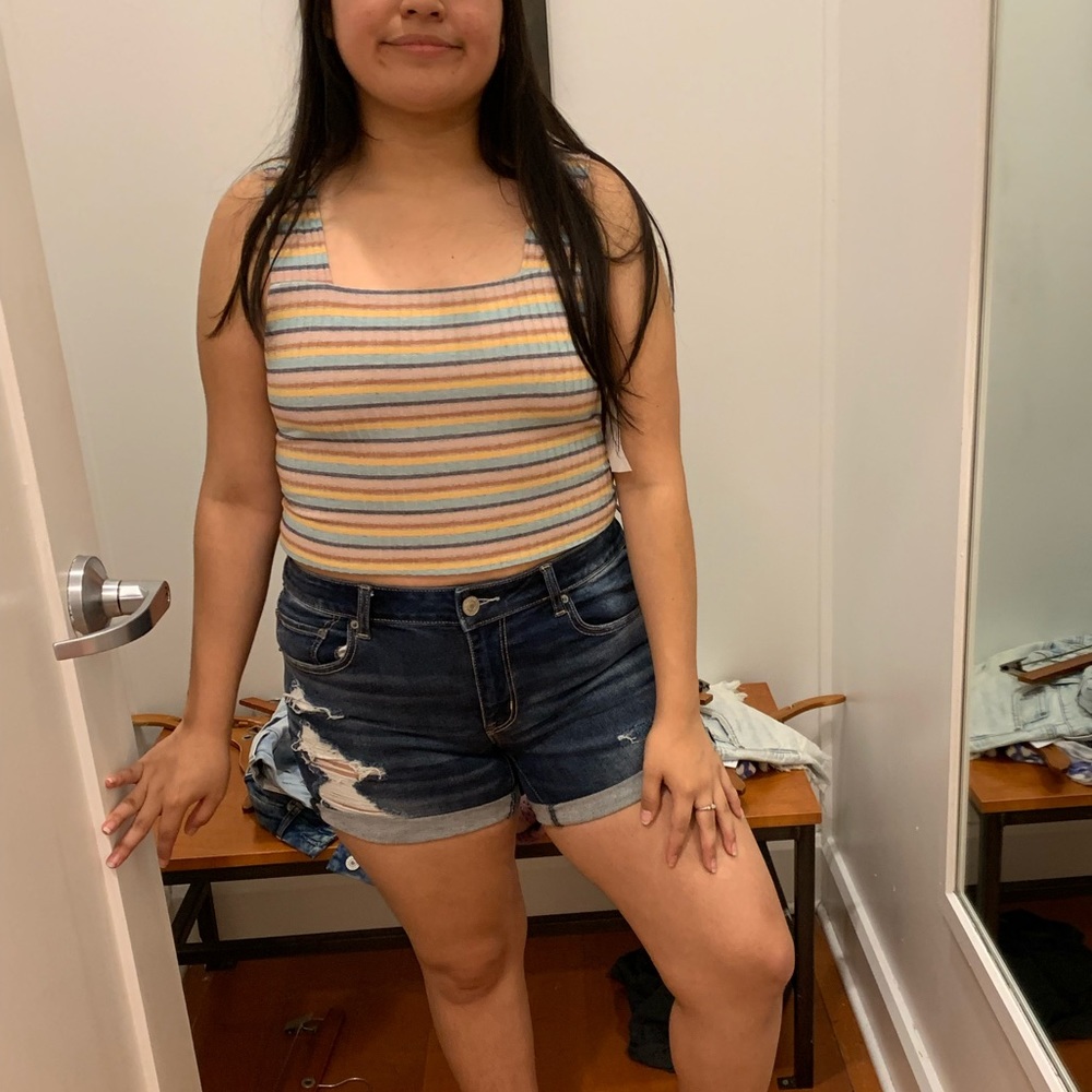 Jean Shorts (Mid Rise)